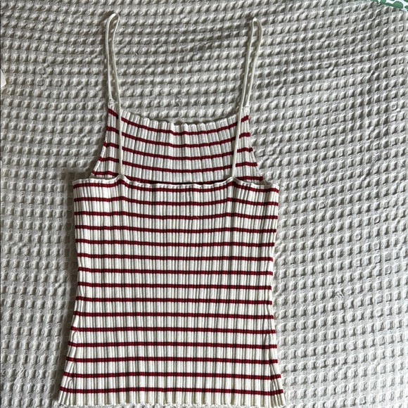 Striped Ribbed Tank Top - Picture 4 of 4